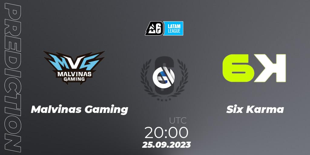 Malvinas Gaming - Six Karma: прогноз. 25.09.23, Rainbow Six, LATAM League 2023 - Stage 2