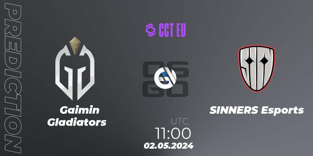 Gaimin Gladiators - SINNERS Esports: прогноз. 02.05.24, CS2 (CS:GO), CCT Season 2 Europe Series 1