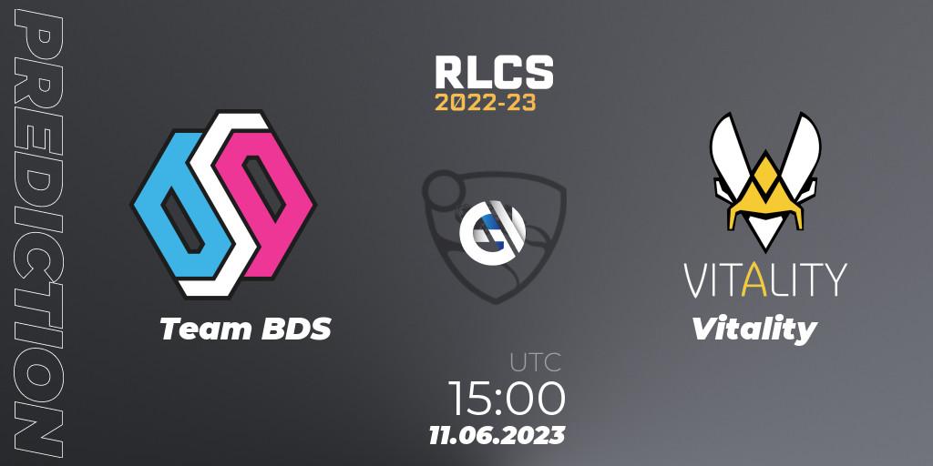 Team BDS - Vitality: прогноз. 11.06.2023 at 15:00, Rocket League, RLCS 2022-23 - Spring: Europe Regional 3 - Spring Invitational