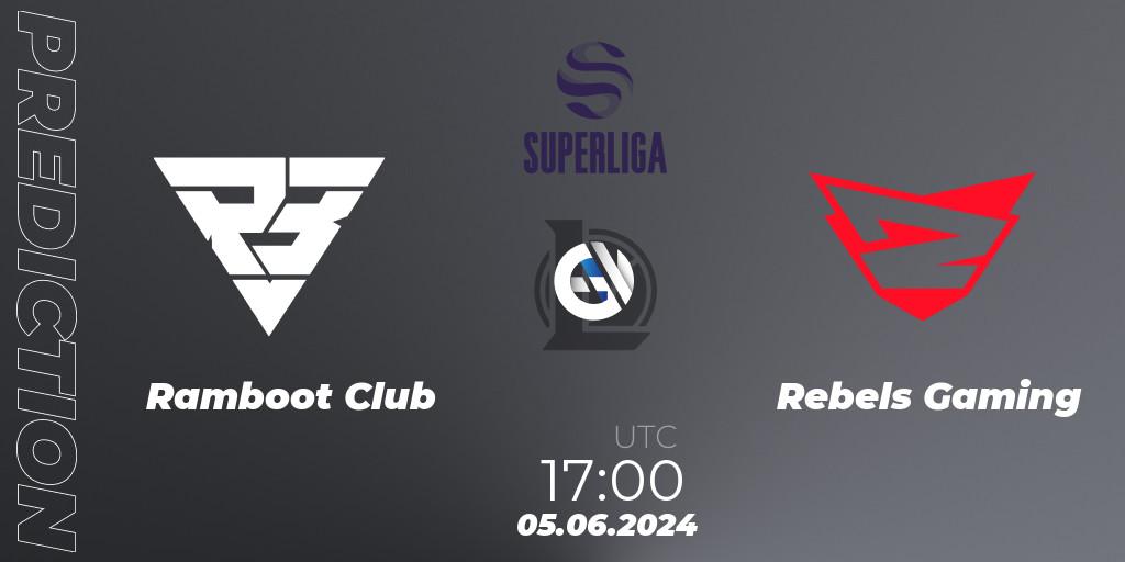 Ramboot Club - Rebels Gaming: прогноз. 05.06.2024 at 17:00, LoL, LVP Superliga Summer 2024