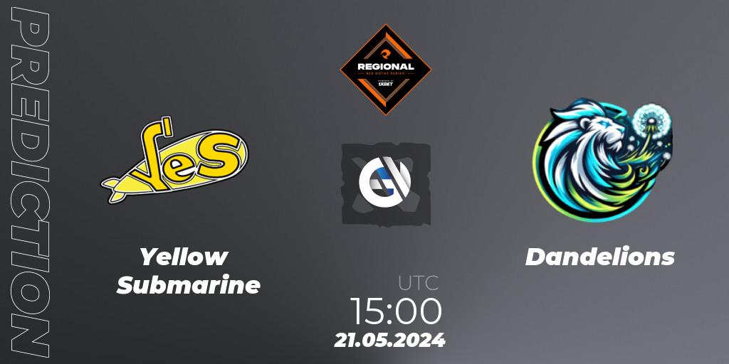 Yellow Submarine - Dandelions: прогноз. 21.05.2024 at 15:00, Dota 2, RES Regional Series: EU #2