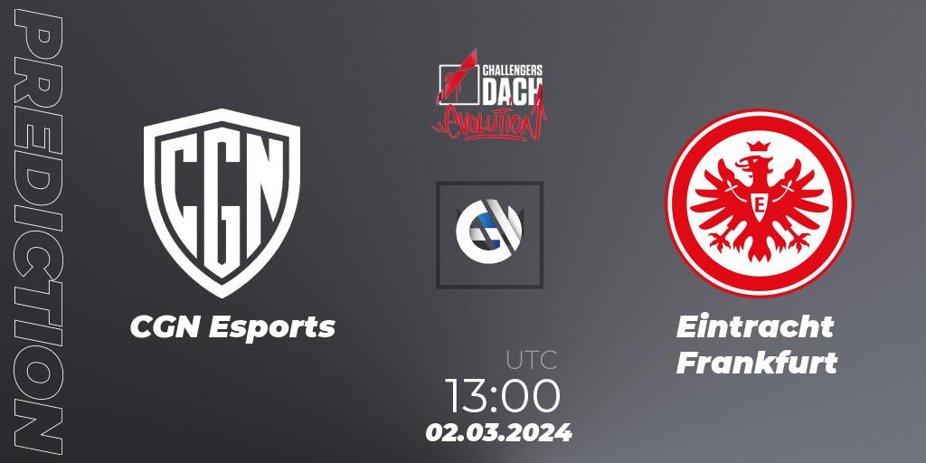 CGN Esports - Eintracht Frankfurt: прогноз. 02.03.24, VALORANT, VALORANT Challengers 2024 DACH: Evolution Split 1