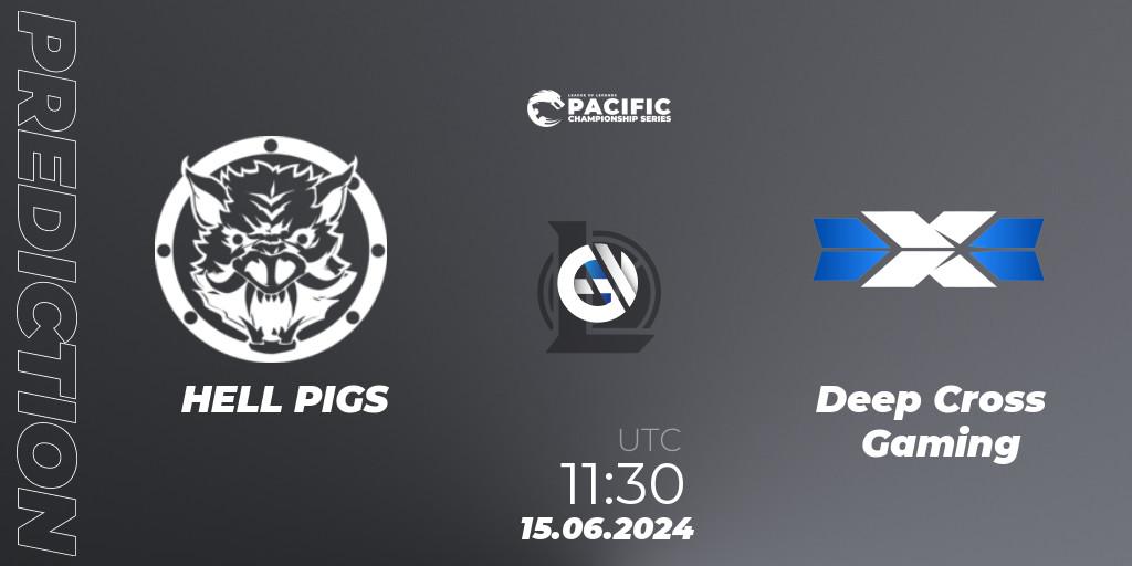 HELL PIGS - Deep Cross Gaming: прогноз. 15.06.2024 at 11:30, LoL, PCS Summer 2024