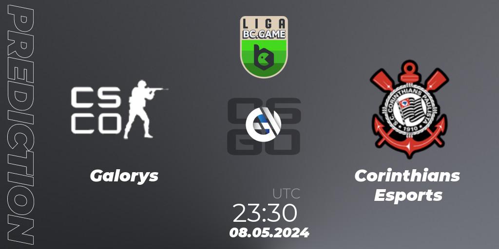 Galorys - Corinthians Esports: прогноз. 08.05.2024 at 23:30, Counter-Strike (CS2), Dust2 Brasil Liga Season 3