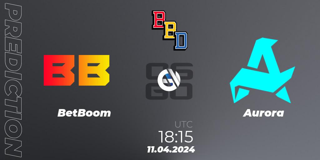 BetBoom - Aurora: прогноз. 11.04.2024 at 18:35, Counter-Strike (CS2), BetBoom Dacha Belgrade 2024: European Qualifier