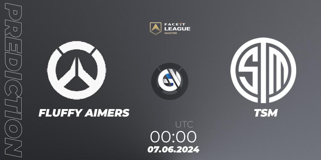 FLUFFY AIMERS - TSM: прогноз. 07.06.2024 at 00:00, Overwatch, FACEIT League Season 1 - NA Master Road to EWC