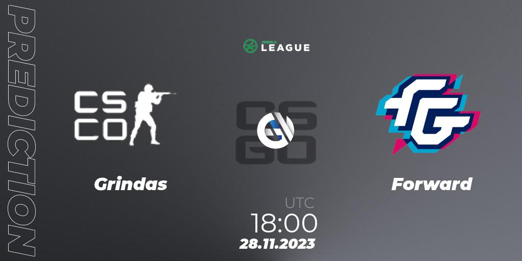 Grindas - Forward: прогноз. 28.11.23, CS2 (CS:GO), ESEA Season 47: Advanced Division - Europe