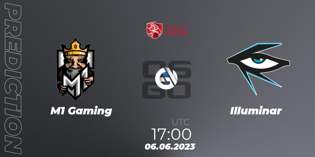 M1 Gaming - Illuminar: прогноз. 06.06.2023 at 17:00, Counter-Strike (CS2), Polish Esports League 2023 Split 2