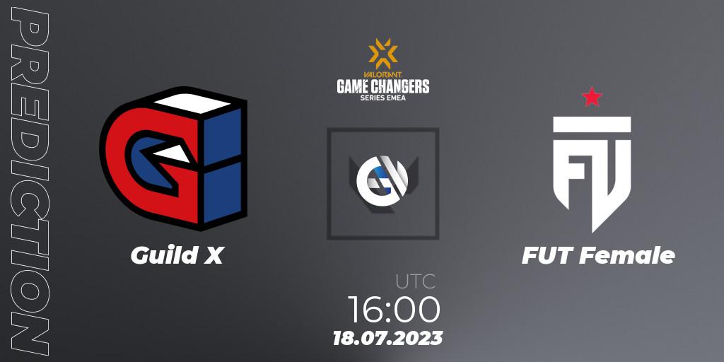 Guild X - FUT Female: прогноз. 18.07.2023 at 16:10, VALORANT, VCT 2023: Game Changers EMEA Series 2 - Group Stage