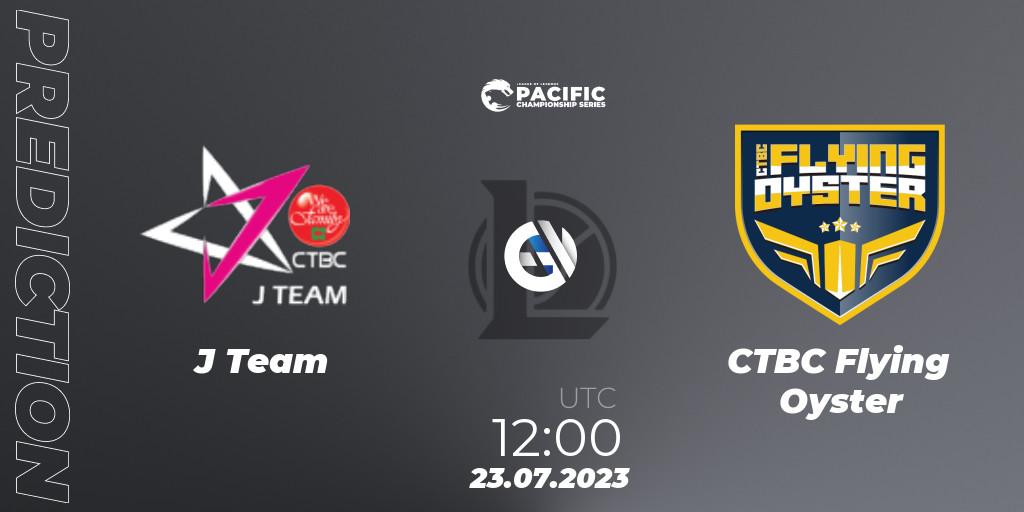 J Team - CTBC Flying Oyster: прогноз. 23.07.2023 at 12:00, LoL, PACIFIC Championship series Group Stage