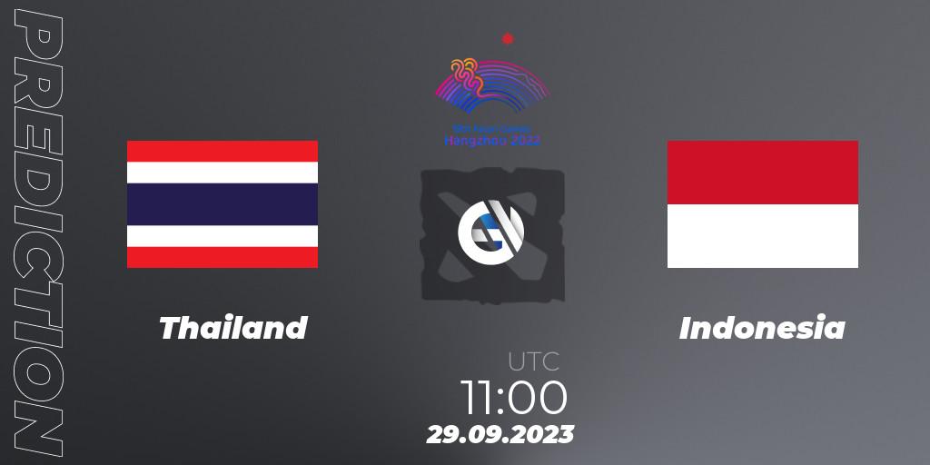 Thailand - Indonesia: прогноз. 29.09.2023 at 11:00, Dota 2, 2022 Asian Games