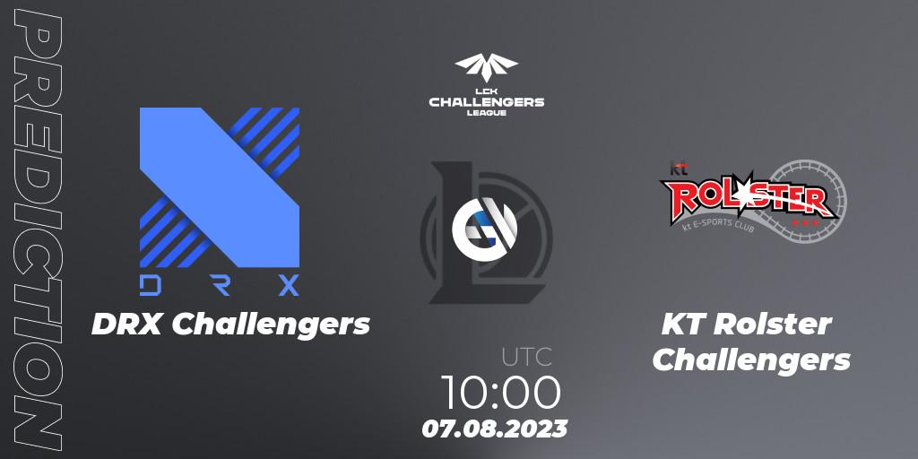 DRX Challengers - KT Rolster Challengers: прогноз. 07.08.2023 at 09:00, LoL, LCK Challengers League 2023 Summer - Playoffs