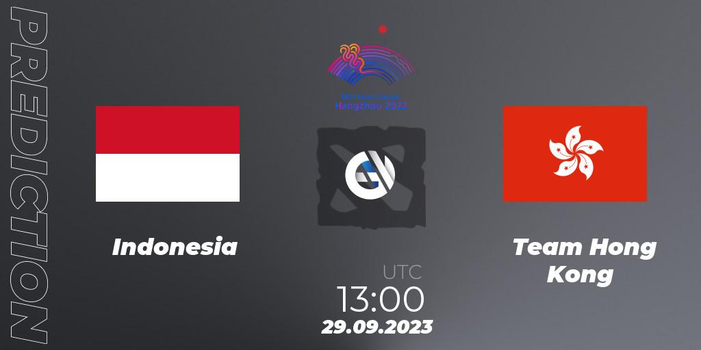 Indonesia - Team Hong Kong: прогноз. 29.09.2023 at 13:00, Dota 2, 2022 Asian Games
