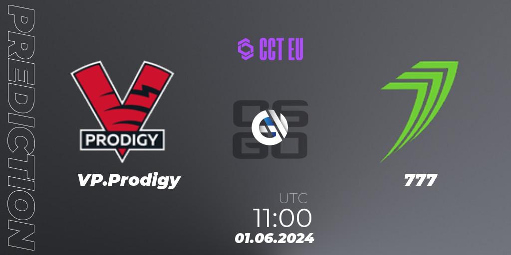 VP.Prodigy - 777: прогноз. 01.06.2024 at 11:00, Counter-Strike (CS2), CCT Season 2 Europe Series 5 Closed Qualifier