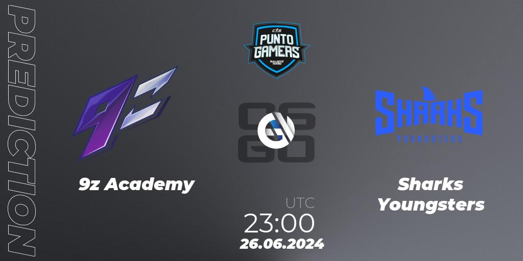 9z Academy - Sharks Youngsters: прогноз. 27.06.2024 at 23:00, Counter-Strike (CS2), Punto Gamers Cup 2024