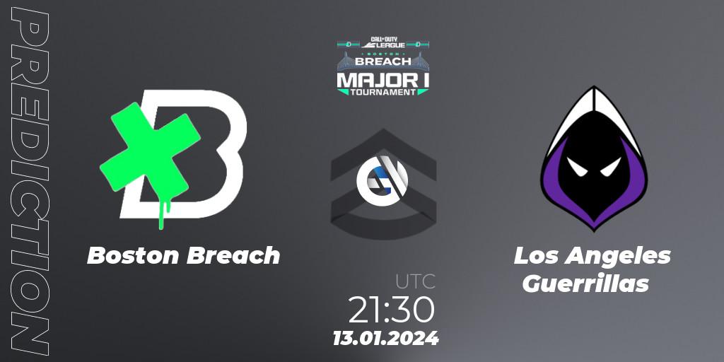 Boston Breach - Los Angeles Guerrillas: прогноз. 13.01.2024 at 21:45, Call of Duty, Call of Duty League 2024: Stage 1 Major Qualifiers