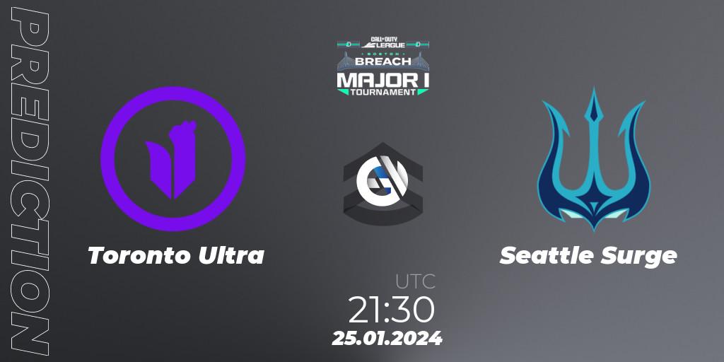 Toronto Ultra - Seattle Surge: прогноз. 25.01.2024 at 21:30, Call of Duty, Call of Duty League 2024: Stage 1 Major