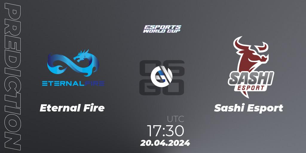 Eternal Fire - Sashi Esport: прогноз. 20.04.2024 at 17:30, Counter-Strike (CS2), Esports World Cup 2024: European Closed Qualifier