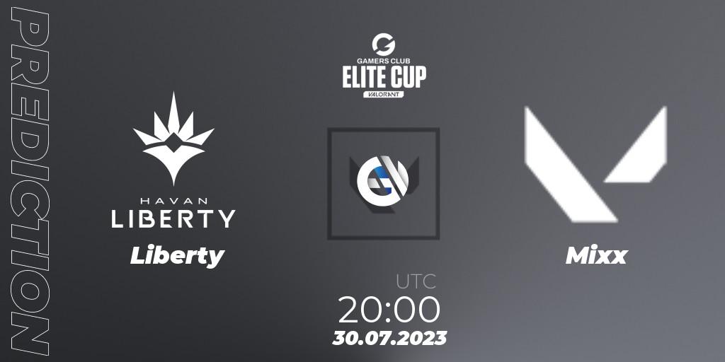Liberty - Mixx: прогноз. 30.07.2023 at 20:00, VALORANT, Gamers Club Elite Cup 2023
