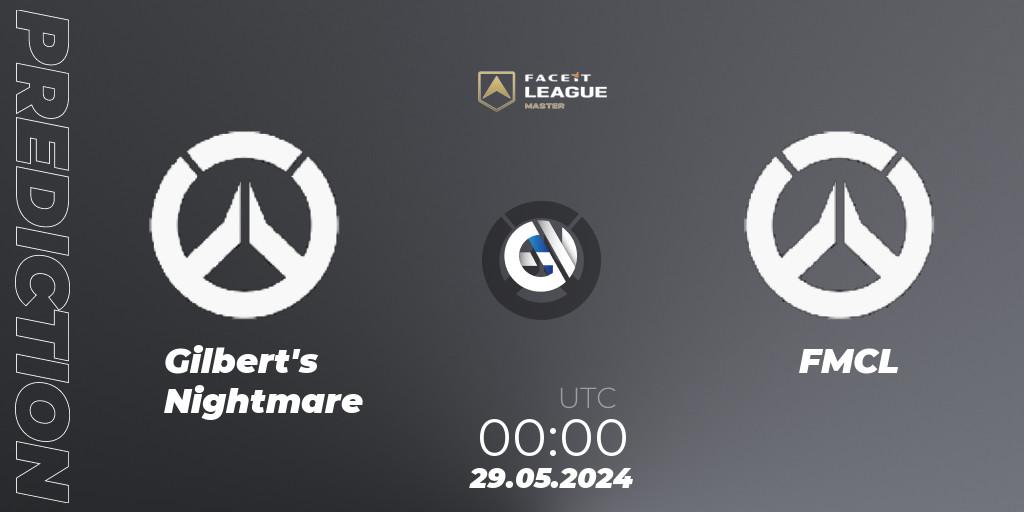 Gilbert's Nightmare - FMCL: прогноз. 29.05.2024 at 00:00, Overwatch, FACEIT League Season 1 - NA Master Road to EWC