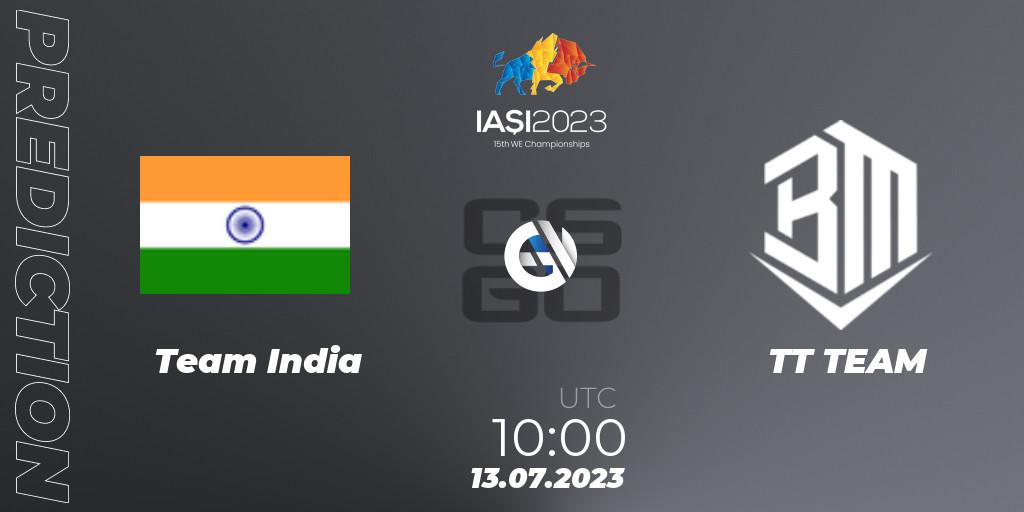 Team India - TRAFFIC Tashkent: прогноз. 13.07.2023 at 10:00, Counter-Strike (CS2), IESF Asian Championship 2023