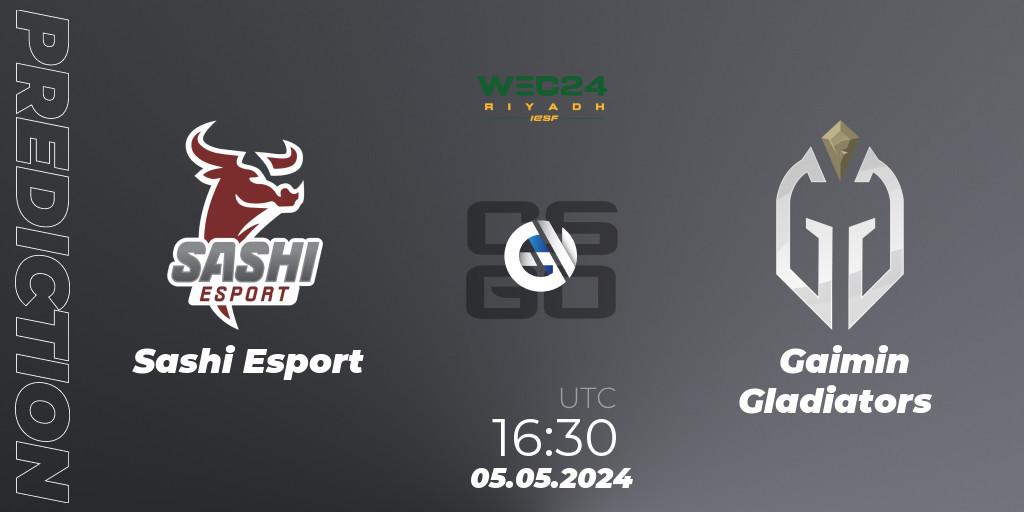 Sashi Esport - Gaimin Gladiators: прогноз. 05.05.2024 at 16:30, Counter-Strike (CS2), IESF World Esports Championship 2024: Danish Qualifier