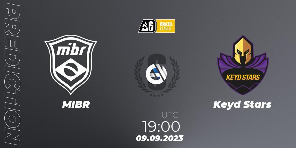 MIBR - Keyd Stars: прогноз. 09.09.2023 at 19:00, Rainbow Six, Brazil League 2023 - Stage 2