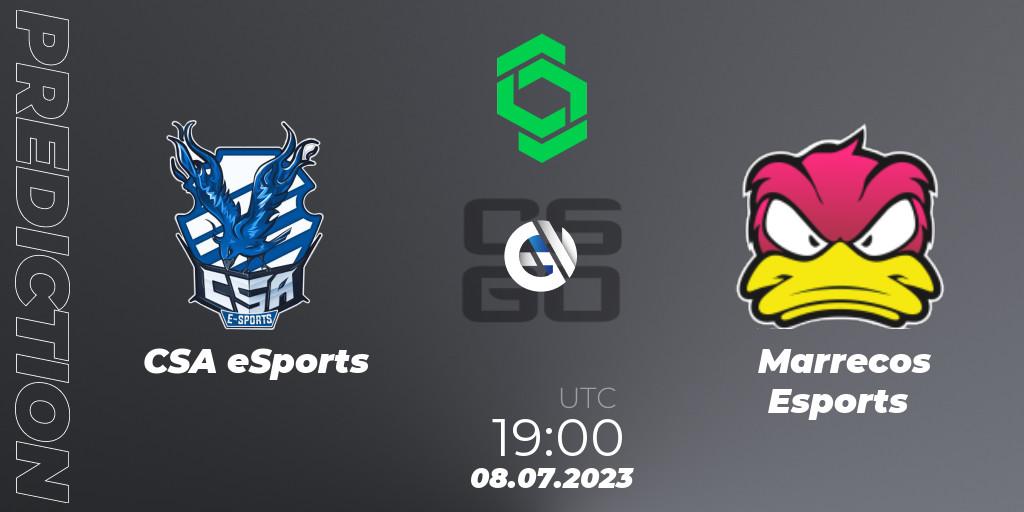 CSA eSports - Marrecos Esports: прогноз. 08.07.2023 at 19:00, Counter-Strike (CS2), CCT South America Series #8: Closed Qualifier