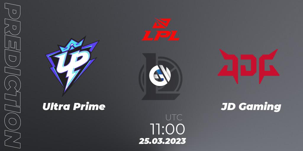 Ultra Prime - JD Gaming: прогноз. 25.03.2023 at 10:00, LoL, LPL Spring 2023 - Group Stage