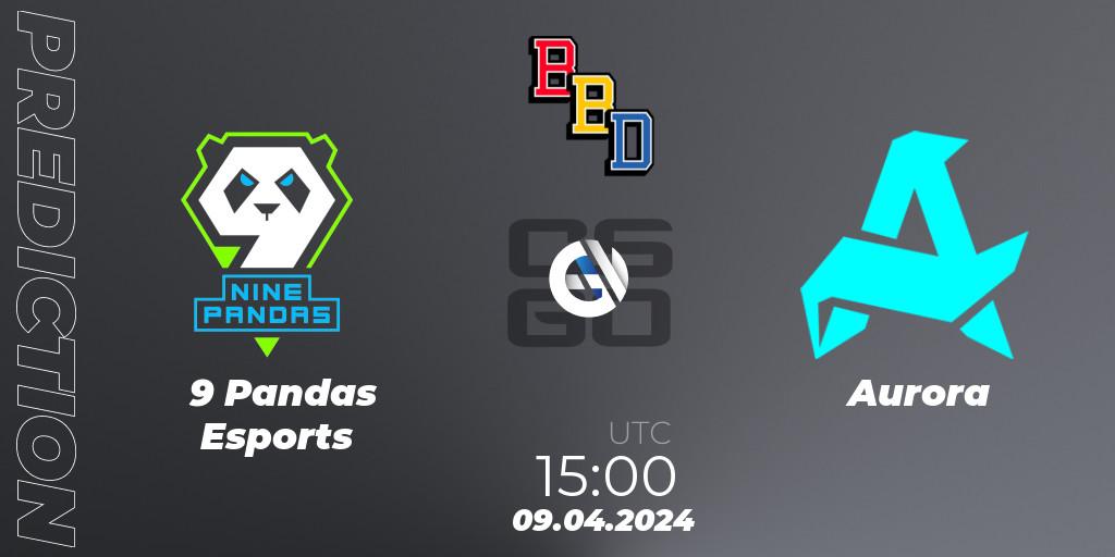 9 Pandas Esports - Aurora: прогноз. 09.04.24, CS2 (CS:GO), BetBoom Dacha Belgrade 2024: European Qualifier