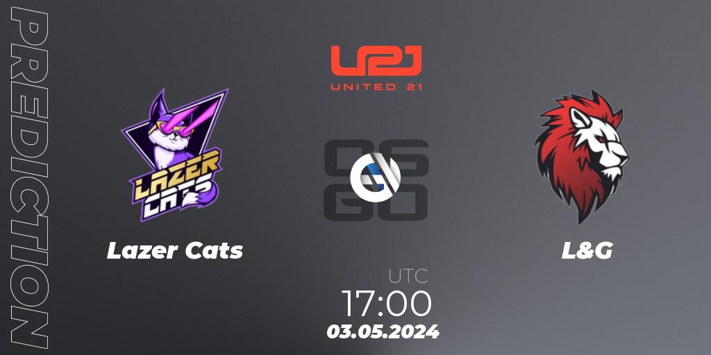 Lazer Cats - L&G: прогноз. 03.05.2024 at 17:00, Counter-Strike (CS2), United21 Season 13: Division 2
