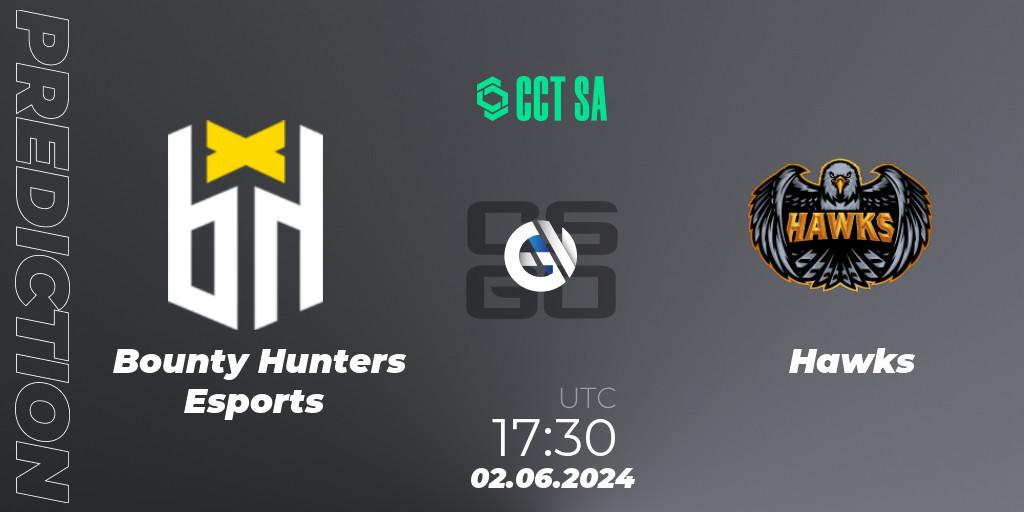 Bounty Hunters Esports - Hawks: прогноз. 02.06.2024 at 17:30, Counter-Strike (CS2), CCT Season 2 South America Series 1