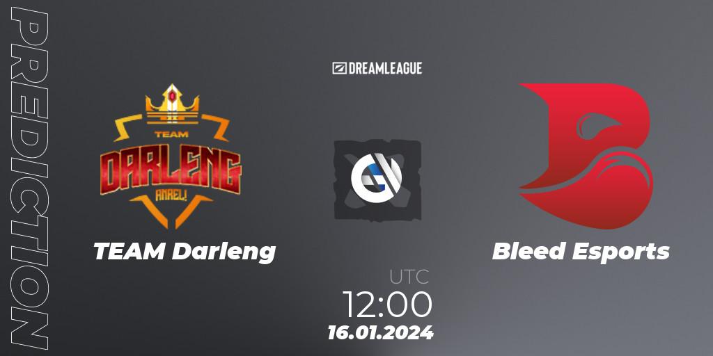 TEAM Darleng - Bleed Esports: прогноз. 16.01.2024 at 12:01, Dota 2, DreamLeague Season 22: Southeast Asia Closed Qualifier