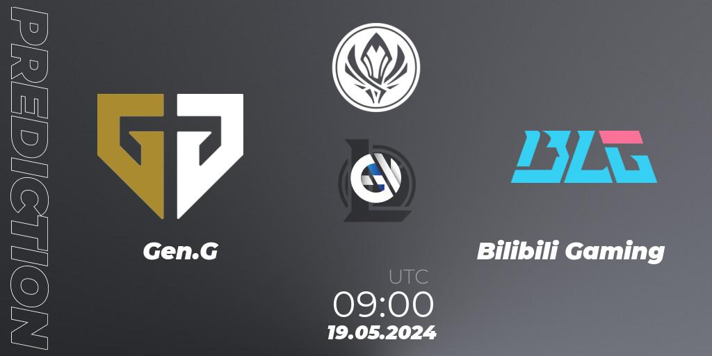 Gen.G - Bilibili Gaming: прогноз. 19.05.2024 at 09:00, LoL, Mid Season Invitational 2024 - Bracket Stage