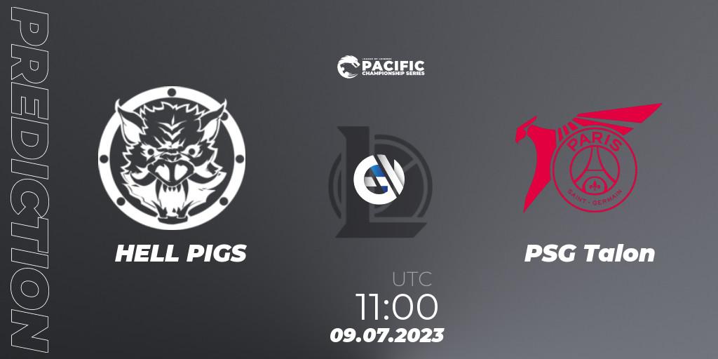 HELL PIGS - PSG Talon: прогноз. 09.07.2023 at 11:00, LoL, PACIFIC Championship series Group Stage