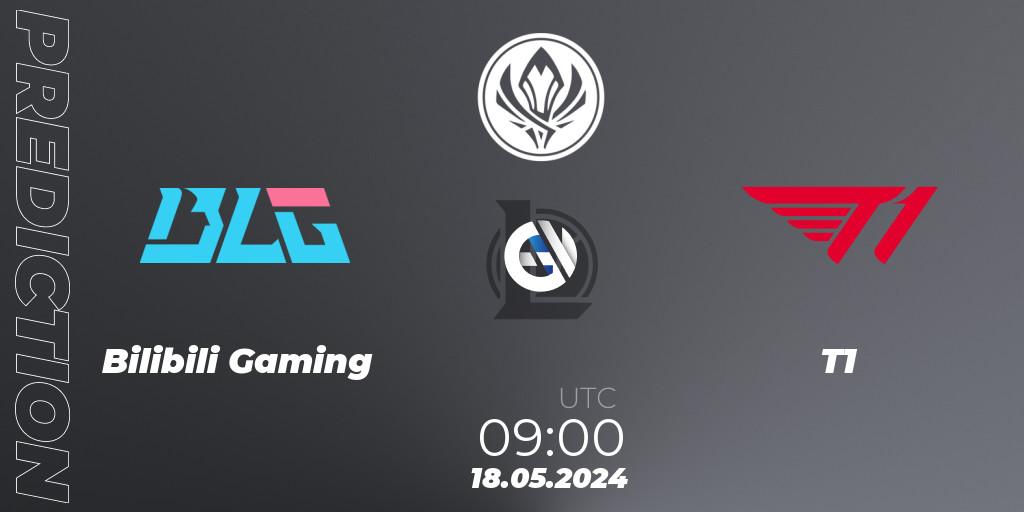 Bilibili Gaming - T1: прогноз. 18.05.2024 at 09:00, LoL, Mid Season Invitational 2024 - Bracket Stage