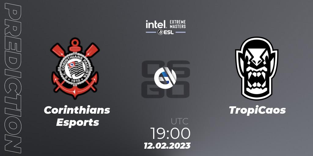 Corinthians Esports - TropiCaos: прогноз. 12.02.2023 at 19:00, Counter-Strike (CS2), IEM Brazil Rio 2023 South America Open Qualifier 2