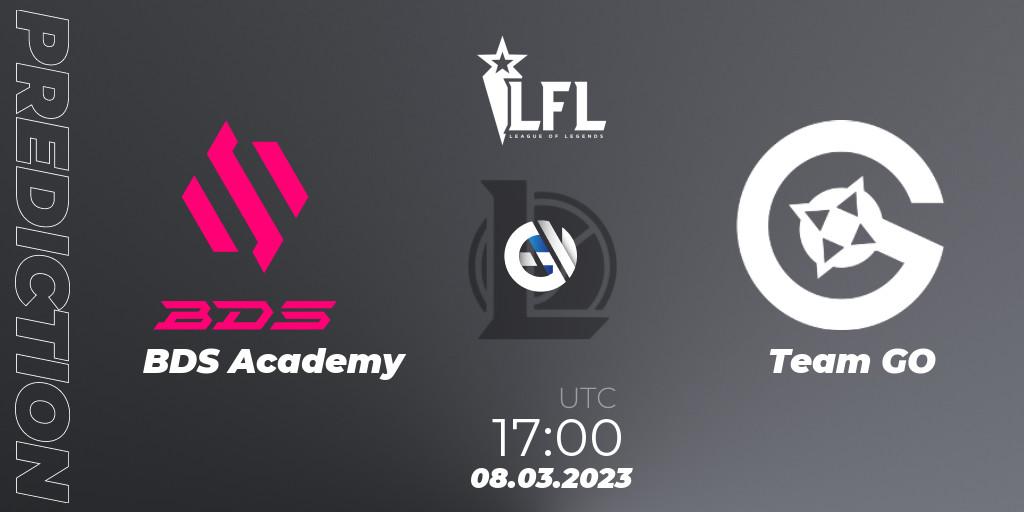 BDS Academy - Team GO: прогноз. 08.03.2023 at 17:00, LoL, LFL Spring 2023 - Group Stage