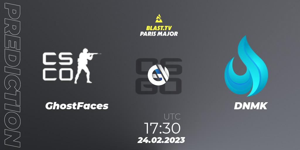 GhostFaces - DNMK: прогноз. 24.02.2023 at 17:30, Counter-Strike (CS2), BLAST.tv Paris Major 2023 Middle East RMR Closed Qualifier