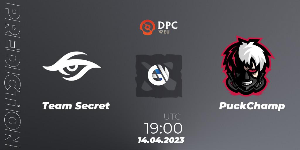 Team Secret - PuckChamp: прогноз. 14.04.23, Dota 2, DPC 2023 Tour 2: WEU Division II (Lower)
