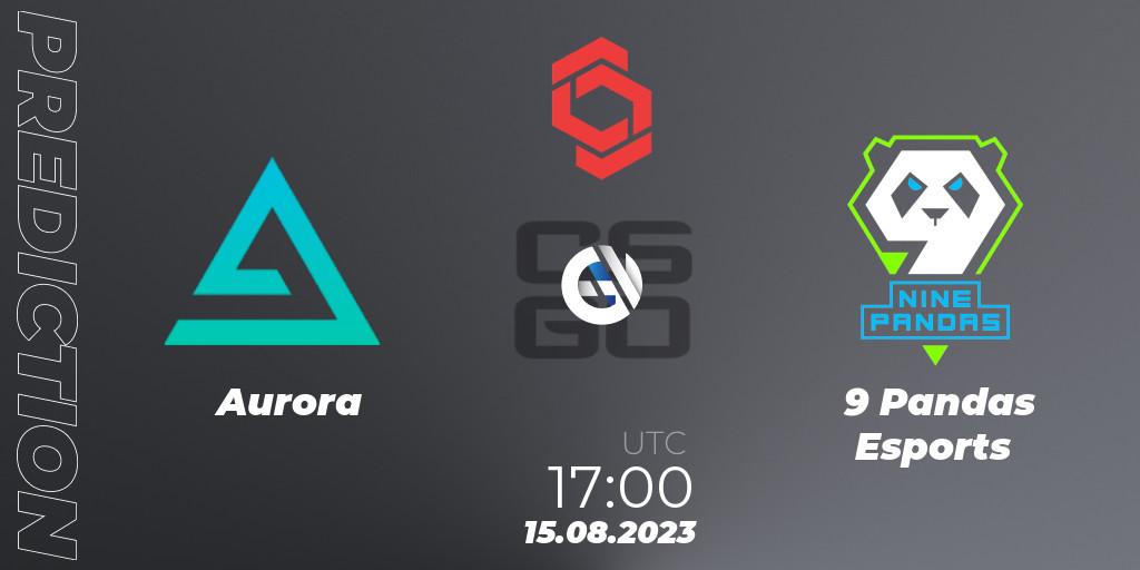 Aurora - 9 Pandas Esports: прогноз. 15.08.2023 at 17:20, Counter-Strike (CS2), CCT Central Europe Series #7