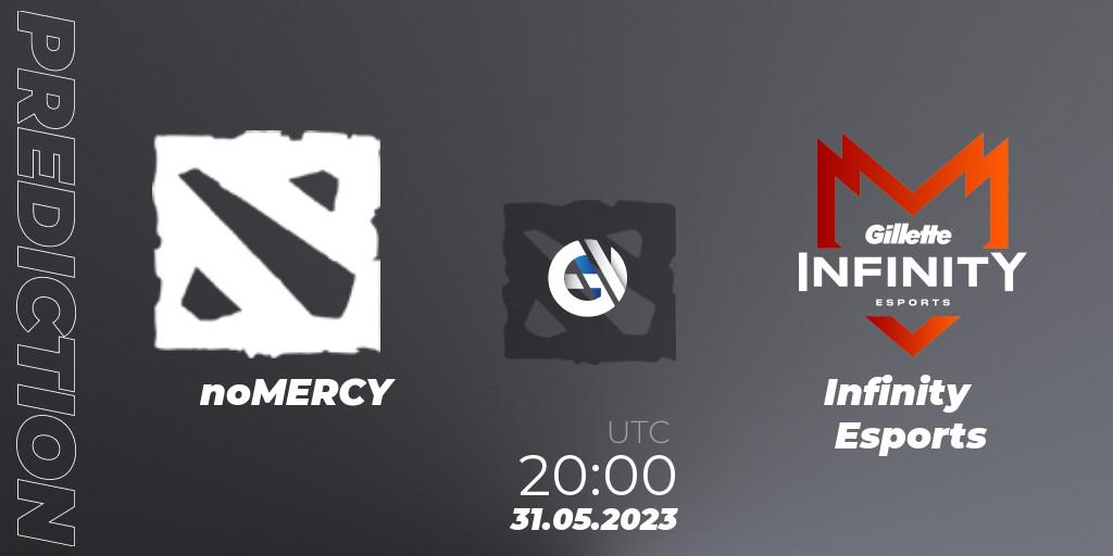 noMERCY - Infinity Esports: прогноз. 31.05.23, Dota 2, 1XPLORE LATAM #4
