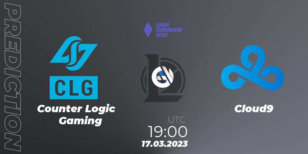 Counter Logic Gaming - Cloud9: прогноз. 17.03.2023 at 21:00, LoL, LCS Spring 2023 - Group Stage