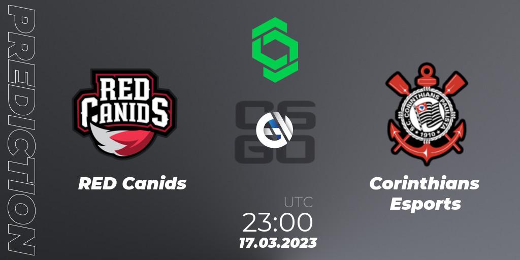 RED Canids - Corinthians Esports: прогноз. 17.03.2023 at 23:00, Counter-Strike (CS2), CCT South America Series #5