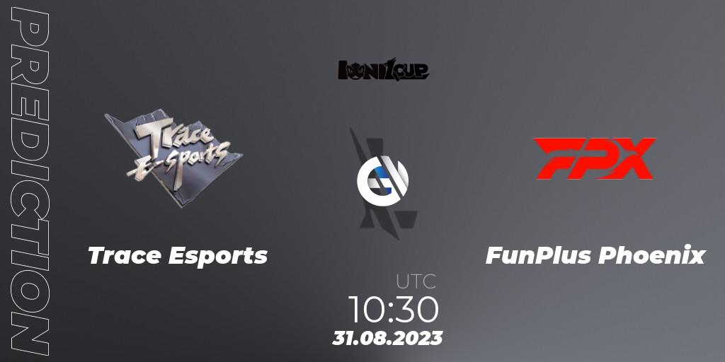 Trace Esports - FunPlus Phoenix: прогноз. 31.08.2023 at 10:30, Wild Rift, Ionia Cup 2023 - WRL CN Qualifiers