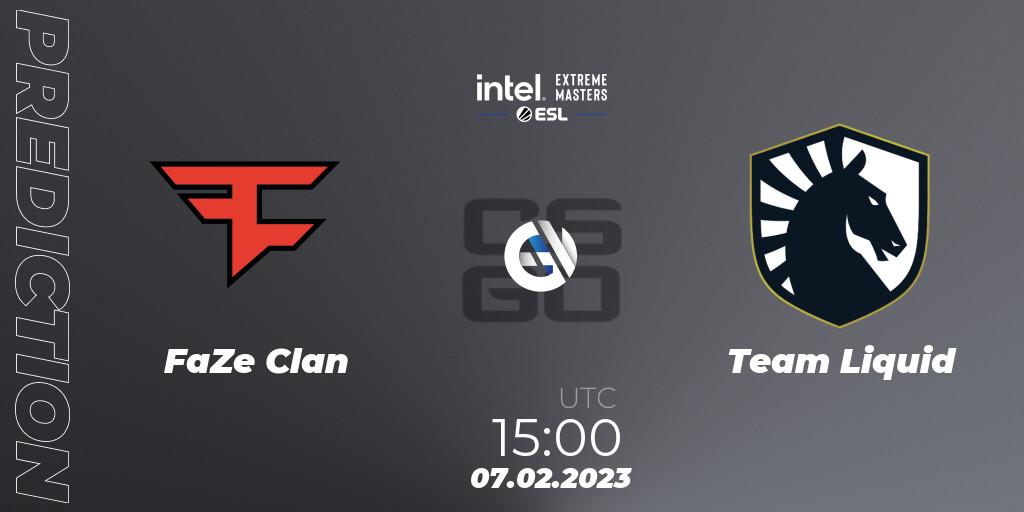 FaZe Clan - Team Liquid: прогноз. 07.02.2023 at 15:20, Counter-Strike (CS2), IEM Katowice 2023
