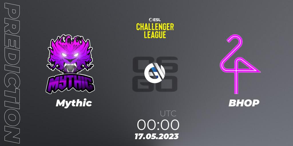 Mythic - BHOP: прогноз. 17.05.2023 at 00:00, Counter-Strike (CS2), ESL Challenger League Season 45: North America