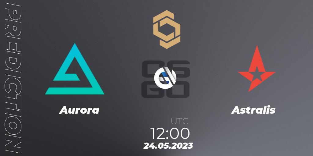 Aurora - Astralis: прогноз. 24.05.2023 at 12:30, Counter-Strike (CS2), CCT South Europe Series #4