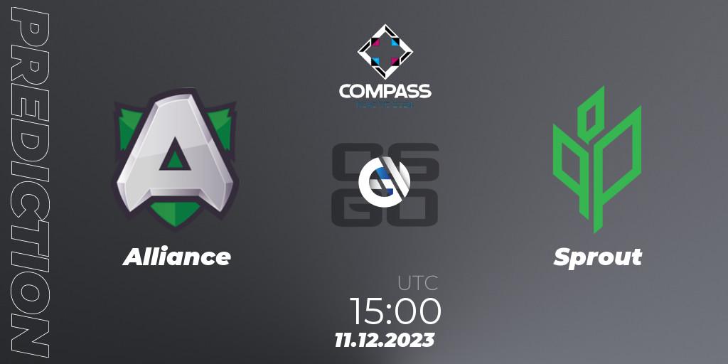 Alliance - Sprout: прогноз. 11.12.2023 at 15:40, Counter-Strike (CS2), YaLLa Compass Fall 2023