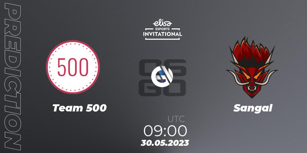 Team 500 - Sangal: прогноз. 30.05.23, CS2 (CS:GO), Elisa Invitational Spring 2023